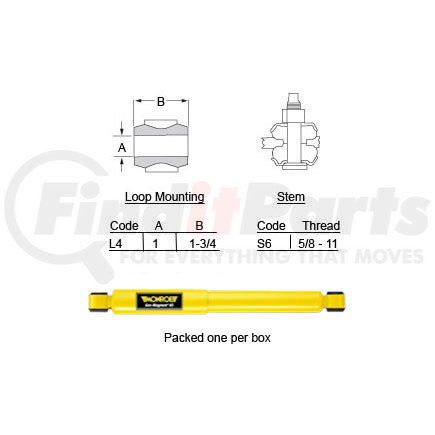 Haldex SA65402 Shock Absorber