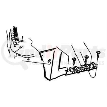 Chrysler 5FA60XT5AE PANEL. Right. Cowl. Diagram 5