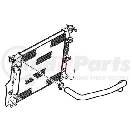 Chrysler 52028776AE RADIATOR. Engine Cooling. Diagram 1