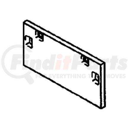 Chrysler MR311004 BRACKET. License Plate. Diagram 22