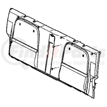 Chrysler 5JR17XDHAA PANEL. Cab Back. Diagram 9