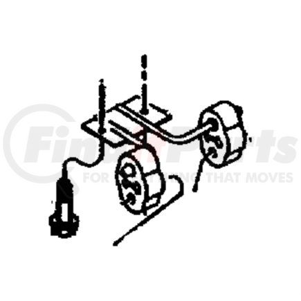 Chrysler 52103070AB HANGER. Muffler. Diagram 9