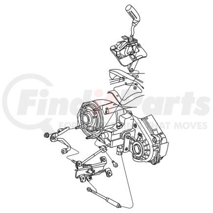 Chrysler 52109743AC ROD. Torque Shaft. Diagram 18