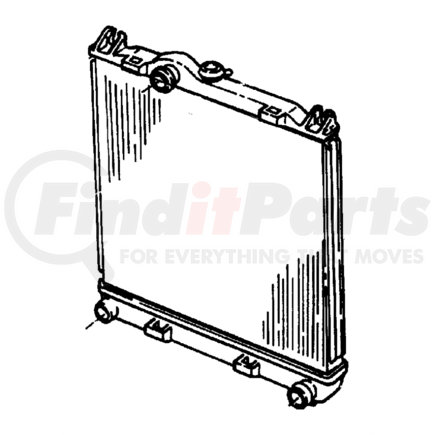 Chrysler 52029145AC RADIATOR. Engine Cooling. Diagram 1