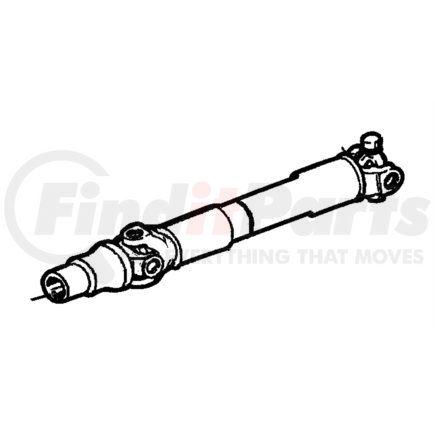 Chrysler 52105973AA SHAFT. Drive. Rear 1-Piece. Diagram 5