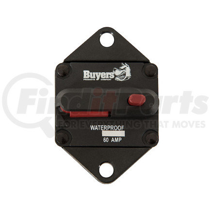 Buyers Products cb62pb 60 Amp Push-to-Trip Circuit Breaker