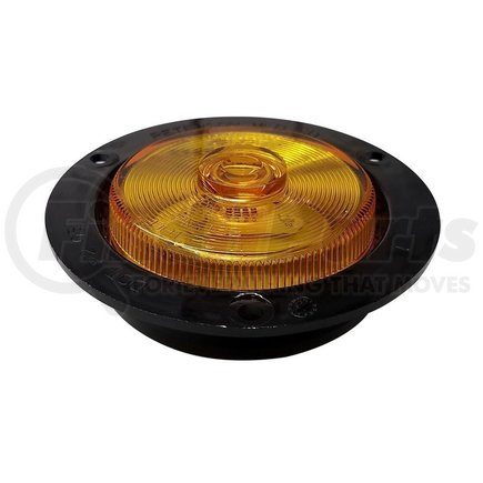 Peterson Lighting M193FCA 193A/R Series Piranha&reg; LED 2.5" LED Clearance and Side Marker Lights - Amber with Clear Lens & Flange Mount