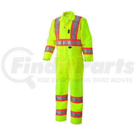 Pioneer Safety V1070160U-3XL Hi-Viz Safety Coverall