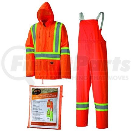 Pioneer Safety V1080150U-S Hi-Vis Safety Rainsuit