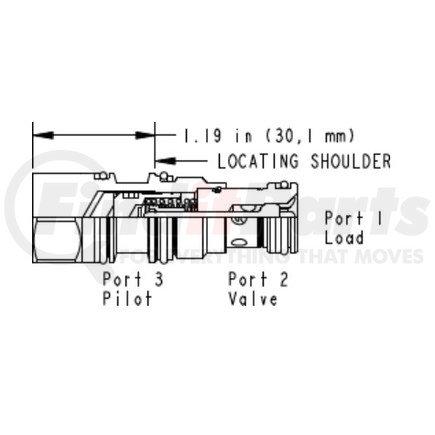 Sun Hydraulics CKCBXCN PILOT CHECK VALVE