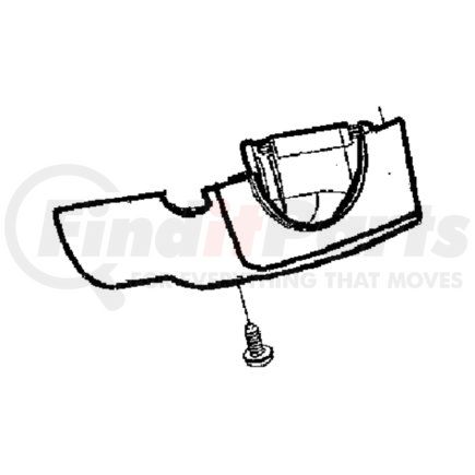 Chrysler 1GE44GTVAB STEERING COLUMN SHROUD