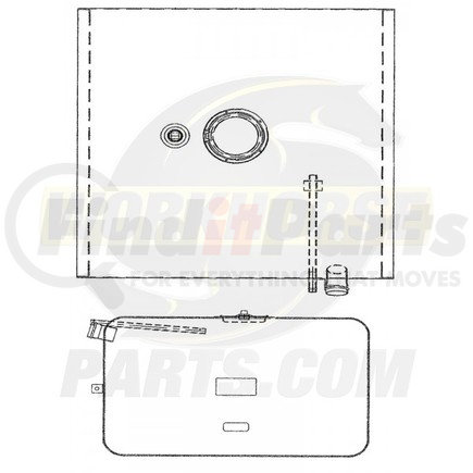 Workhorse W0010467 TANK ASM GAS  40 GALLON