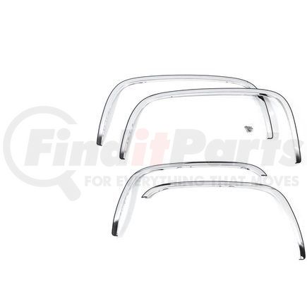 Putco 97220 Fender Trim Ford F150 F250 2004 Light Duty half stainless steel