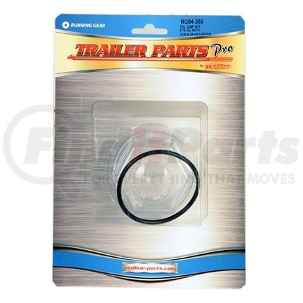 Trailer Parts Pro RG04-260 Redline 6-7K Replacement Oil Cap 5 Spoke