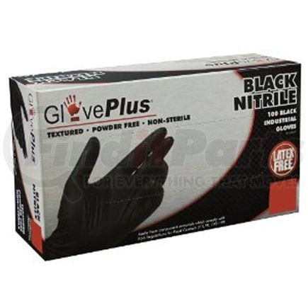 ISN Tool Web AMXGPNB48100 GlovePlus Powder Free BLACK Nitrile Gloves XL