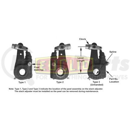 Euclid E11416 Air Brake - Automatic Slack Adjuster