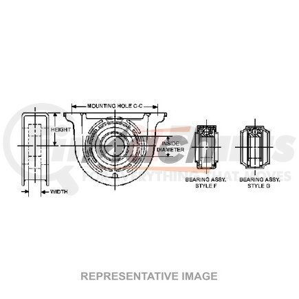 Mach GCB210121 1X CENTER BEARING