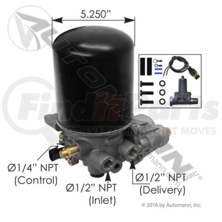 Automann 170.955205 WABCO TYPE AIR DRYER