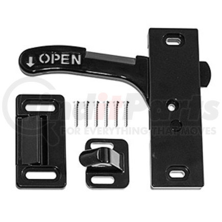 RV Designer E287 SCREEN DOOR LATCH BLACK L