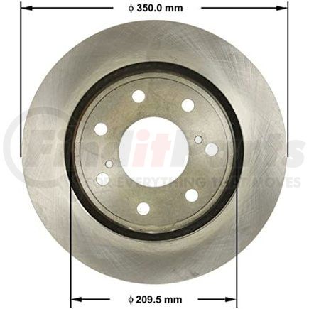 Bendix PRT6053 Brake Rotor