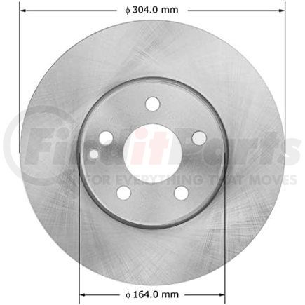 Bendix PRT5957 Brake Rotor