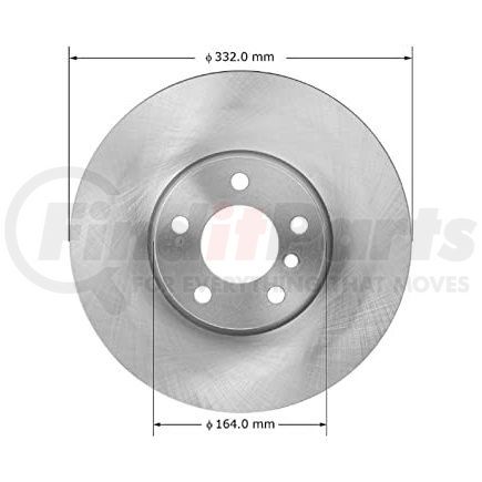 Bendix PRT5968 Brake Rotor