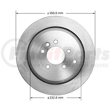 Bendix PRT5989 Brake Rotor