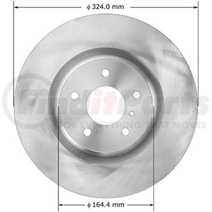 Bendix PRT6085 Brake Rotor