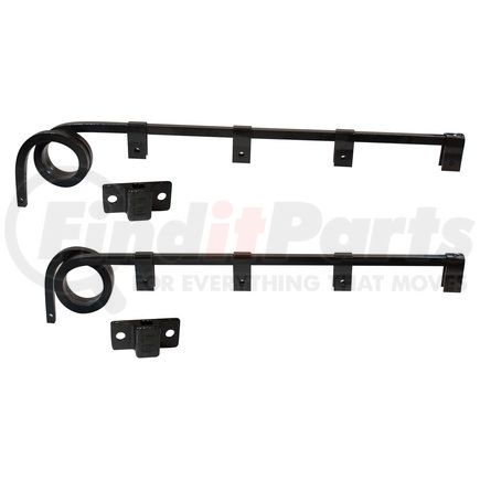 Fleet Engineers 031-00130 Straight 5/8" Bar Type Mud Flap Bracket, double coil, standard mount