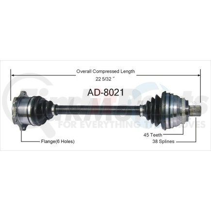 Surtrak Axle AD-8021 SURTRAK AXLE AD-8021 Axle