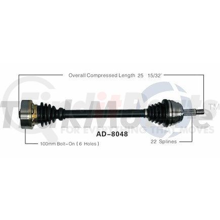 Surtrak Axle AD-8048 SURTRAK AXLE AD-8048 Other Parts