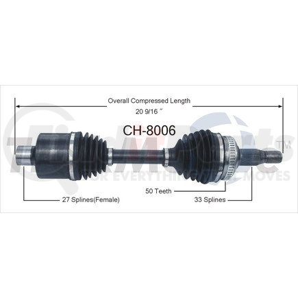 Surtrak Axle CH-8006 SURTRAK AXLE CH-8006 Axle