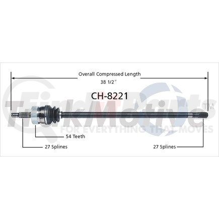 Surtrak Axle CH-8221 SURTRAK AXLE CH-8221 Axle