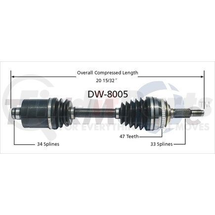 Surtrak Axle DW-8005 SURTRAK AXLE DW-8005 Axle