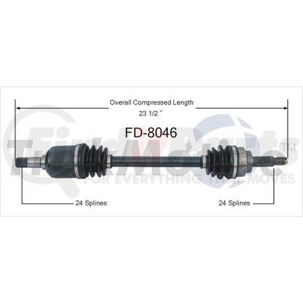 Surtrak Axle FD-8046 