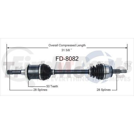 Surtrak Axle FD-8082 