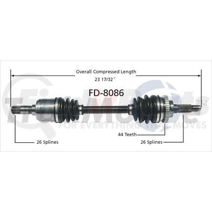 Surtrak Axle FD-8086 