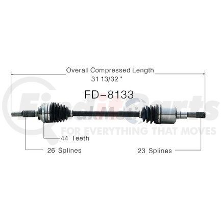 Surtrak Axle FD-8133 SURTRAK AXLE FD-8133 Axle