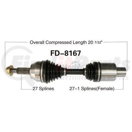 Surtrak Axle FD-8167 