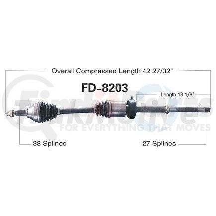 Surtrak Axle FD-8203 