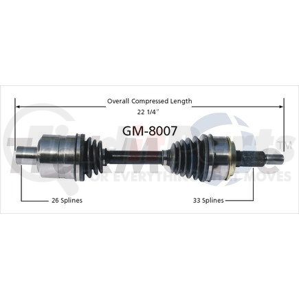 Surtrak Axle GM-8007 SURTRAK AXLE GM-8007 Axle