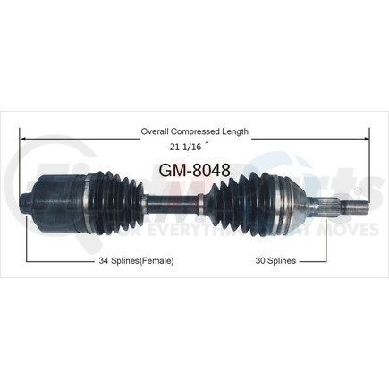 Surtrak Axle GM-8048 SURTRAK AXLE GM-8048 Axle