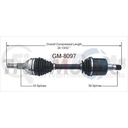 Surtrak Axle GM-8097 SURTRAK AXLE GM-8097 Axle