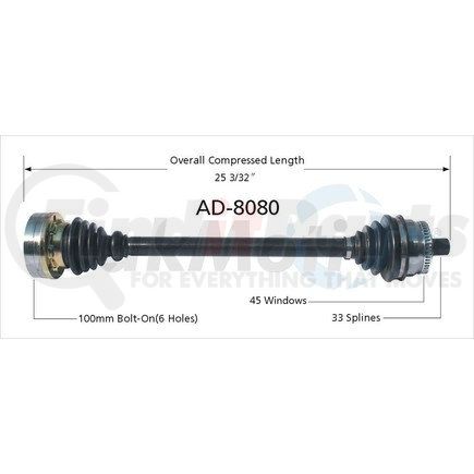 Surtrak Axle AD-8080 SURTRAK AXLE AD-8080 Axle