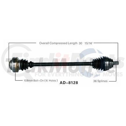 Surtrak Axle AD-8128 SURTRAK AXLE AD-8128 Axle