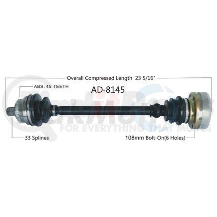 Surtrak Axle AD-8145 