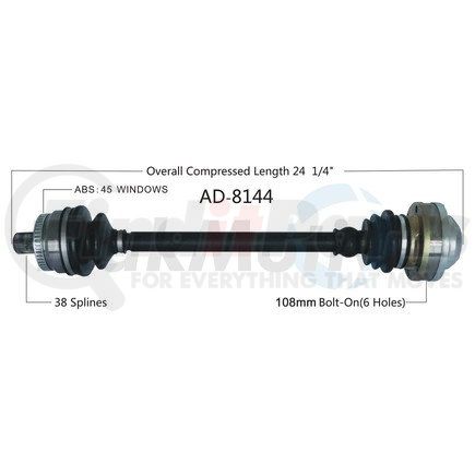 Surtrak Axle AD-8144 