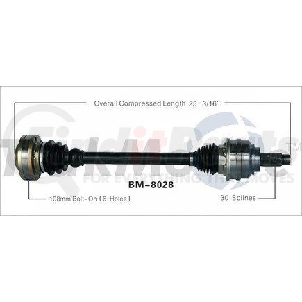 Surtrak Axle BM-8028 SURTRAK AXLE BM-8028 Axle