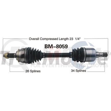 Surtrak Axle BM-8059 