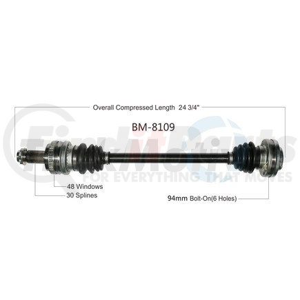 Surtrak Axle BM-8109 SURTRAK AXLE BM-8109 Axle